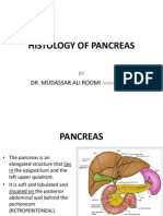 Histology of Pancreas by Dr. Roomi