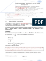 Chapter 4 Transformations and Weighting To Correct Model Inadequacies 13 March