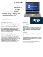 HP Elitebook 8460p Datasheet