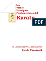 Los Veinte Principios Fundamentales Del Karate by Gichin Funakoshi. Traducido Por Leopoldo Muñoz Orozco