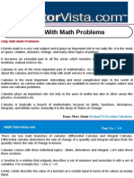 Help With Math Problems