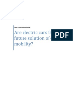 Are Electric Cars The Future Solution of Our Mobility?: Term Paper Business English