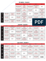 Body Pump 90-Day Workout Calendar