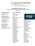 Membership Roster 05-11-12