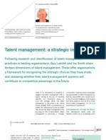 Talent Management A Strategic Imperative