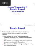 Cours Econometrie Donnees de Panel