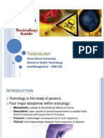 Oxicology: Stony Brook University, School of Health Technology and Management - HAD 432