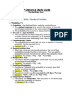 AP Statistics Study Guide