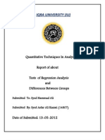 QTIA Report 2012 IQRA UNIVERSITY