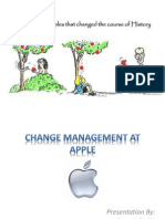 Change Management at Apple