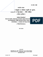 Selection, Installation and Maintenance of Automatic Fire Detection and Alarm System - Code of Practice