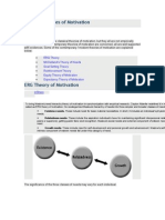 Modern Theories of Motivation