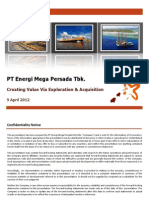 PT Energi Mega Persada TBK.: Creating Value Via Exploration & Acquisition