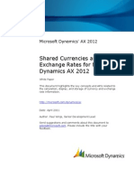 Shared Currencies and Exchange Rates AX2012