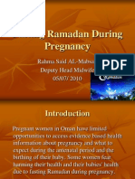 Fasting Ramadan During Pregnancy