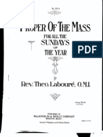 Latin Mass Propers by Laboure - 1922