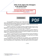 Code de L'entree Et Du Sejour Des Etrangers en France