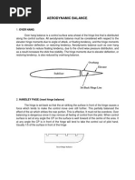 Aerodynamic Balance & Flight Control Balancing and Rigging