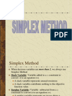 Simplex Method