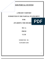 Project Report SMS Portal System