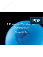 A Primer On Taxation and Development: Richard M. Bird