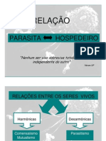 Relação Parasita-Hospedeiro Aula 2 Horas