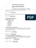 Strength of Materials Marks