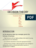 Decision Theory