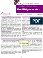 The Ridgecrester: Ridgecrest Baptist Church