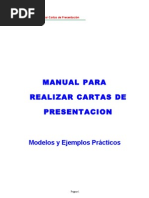 Manual para Cartas Presentacion