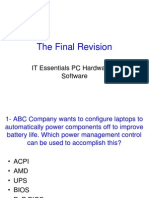 The Final Revision: IT Essentials PC Hardware & Software