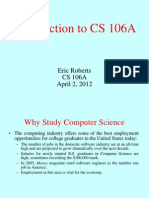 Introduction To CS 106A