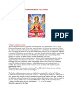 Vaibhava Lakshmi Puja Method