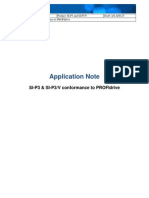 Application Note: Si-P3 & Si-P3/V Conformance To Profidrive