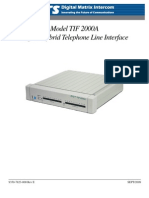 TIF-2000A User Manual