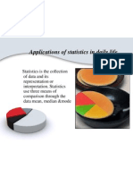 Applications of Statistics in Daily Life