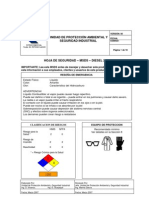 Hoja de Seguridad Jet A1