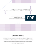 The Center & Digital Scholarly Publishing