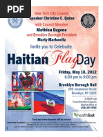 Haitian Flag Day Flyer