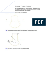 Introduction To Sketching Tutorial Summary: Task 1