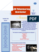 ULSU Volunteering Newsletter: Inside This Issue