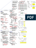 Physics I Final Cheat Sheet