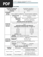 Resumen Ejecutivo Del Estudio de Impacto Ambiental Del Proyecto "Bloquera Palteñito"