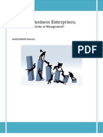 Failure of Business Enterprises