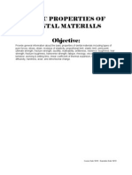 Basic Properties of Dental Materials