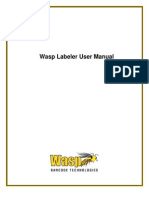 Wasp Labeler Manual