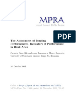 The Assessment of Banking Performances-Indicators of Performance in Bank Area