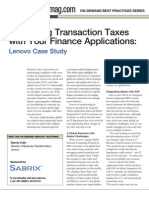 Sabrix Tax Calculation