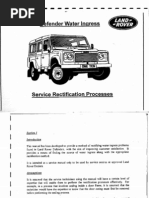 Land Rover Water Ingress Manual