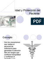 Seguridad y Protección Del Paciente